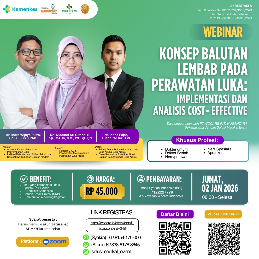 Konsep Balutan Lembab pada Perawatan Luka: Implementasi dan Analisis Cost- Effective